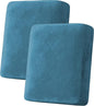 H.VERSAILTEX Velvet Stretch Couch Cushion Cover Plush Cushion Slipcover by HVERSAILTEX