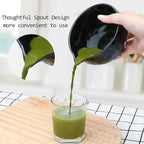 11 PCS Matcha Set Whisk and Bowl, Black Matcha Kit Set with Scoop & Holder,Ceramic Japanese matcha Tea set, Complete Gift set,Making Breakfast,Latte for Friend,Family,Tea Lovers