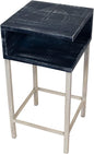 Furniture Barn USA Weathered Cottage and Navy Shelf Drink Table by FurnitureBarnUSA