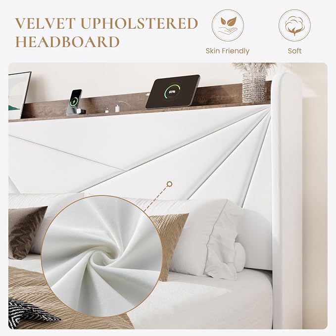 SHA CERLIN Full Size Bed Frame - Image 5