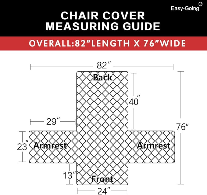 Easy-Going Reversible Couch Cover, Small Chair, Water Resistant Furniture Mat - Image 6