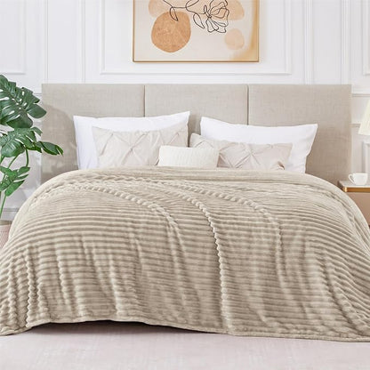 BEDELITE 3D Ribbed Jacquard Linen King Size Blankets - Image 7