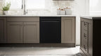 Kenmore 24" Built-in Stainless Steel Tub Dishwasher EasyFlex 3rd, SmartWash, UltraWash, TurboDry, MoreSpace Plus Adjustable Rack, Energy Star Certified, Black