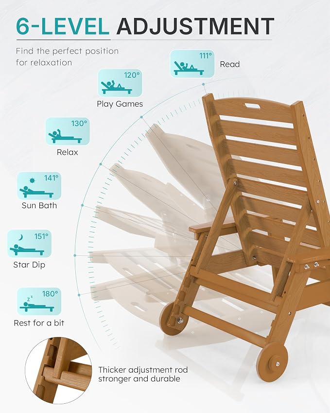 Chaise Lounge Chair Outdoor - Image 4