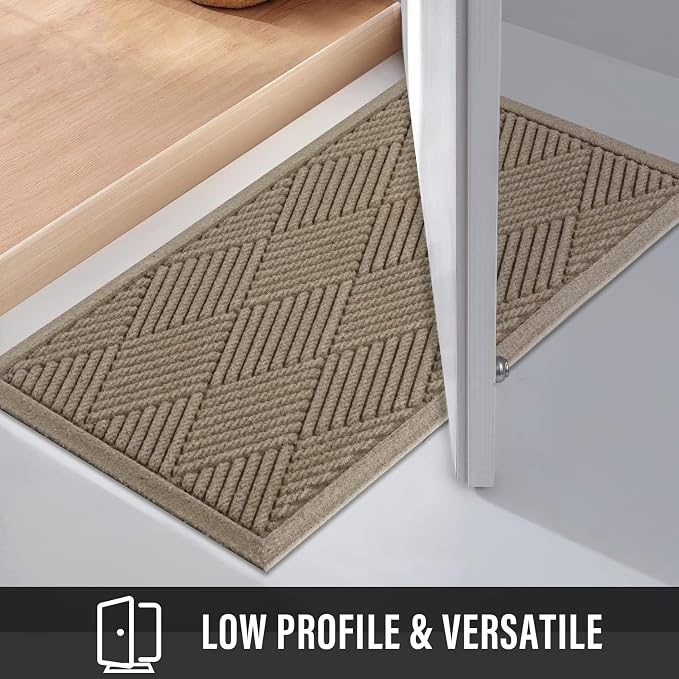 Sturdy Front Door Mat, Absorbent Muddy Dirt Resist Welcome Door Mats Outdoor - Image 6