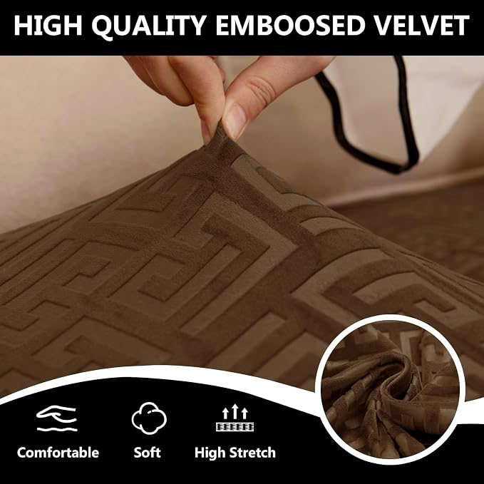 UNBBRRL 10 Pieces Stretch Sofa Cushion Covers - Image 5