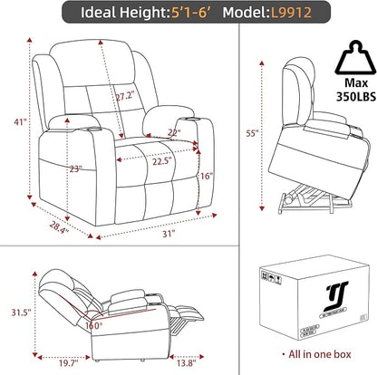 Power Lift Chair Recliners for Elderly - Image 3