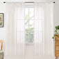 BGment Linen Semi Sheer Curtains 72 Inch Length by BGment