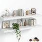 Fun Memories Floating Shelves for Wall, 40 Inch Long Set of 2 Rustic Wood Wall by FunMemories