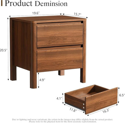 Furniway Mid Century Living Room Table Set of 4, Coffee Table, TV Stand and 2 - Image 6