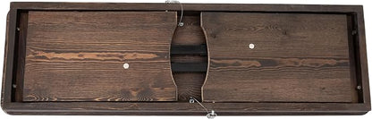 Flash Furniture HERCULES 40" x 12" Folding Farm Bench, Solid Pine Entryway - Image 10