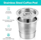 CASABREWS CASKF01 Reusable K Cups Coffee Pods for Keurig, Universal Stainless Steel Refillable Reusable K Cup Coffee Filters Compatible with Keurig 1.0 Coffee Machines, Eco-Friendly, BPA-Free