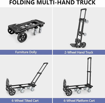 KEDSUM 3-in-1 Convertible Dolly Cart - Image 2
