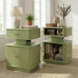 Nightstands Set of 2 with Charging Station, Modern Night Stands Set 2 with by Akmakm