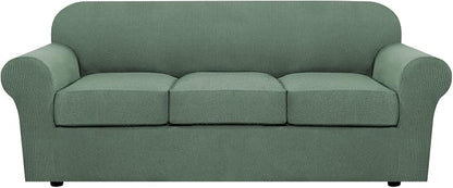 H.VERSAILTEX 4 Piece Stretch Sofa Covers by HVERSAILTEX