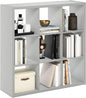 Furinno Cubicle Open Back Decorative Cube Storage Organizer, Light Grey by Furinno-FitsYourSpaceFitsYourBudget