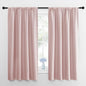 NICETOWN Blackout Curtains for Living Room, Blush Pink, 2 Panels, 42 by 63 by NICETOWN