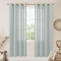 80 Inch Semi Sheer Linen Curtains by LAMIT