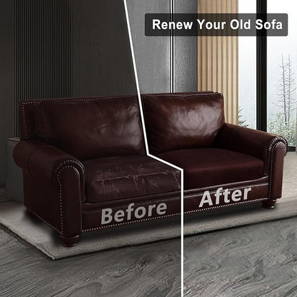 ANARACHON Leather Look Couch Cushion Covers Sofa Seat Slipcovers Sets Couches - Image 7