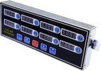 Commercial 8 Channels Digital Kitchen Timer, Stainless Steel Calculagraph Timer with Loud Alarm for Restaurant, Clock Reminder on Multiple Events