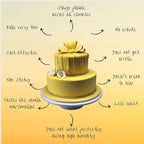 Confect Sunshine Yellow Fondant | Icing Fondant | Colored Fondant | Fondant Kit | Cake Fondant | Chef's Choice Edible Fondant for Cake Decorating | Vegan, Gluten-Free, Nut-Free, Palm Oil-Free – 8.8 oz