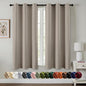 MIULEE Blackout Curtains for Bedroom 2 Panels 40 x 45 Inch Long Stone | Thermal by MIULEE