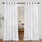 NICETOWN Voile White Sheer Curtains 84 inches Long by NICETOWN