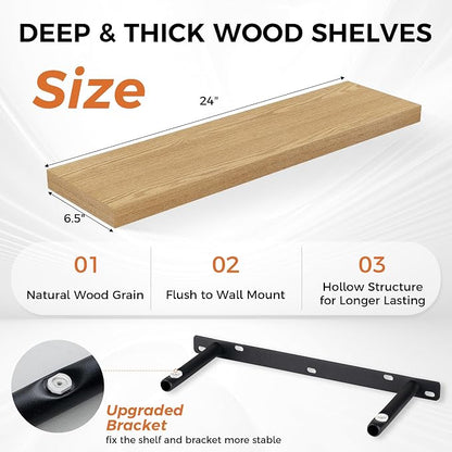 Fun Memories Floating Shelves for Wall, Floating Shelf for Living Room - Image 3