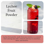 Ancient Roots Freeze-Dried Lychee Fruit Powder – 100% Organic, All-Natural Food Coloring, Rich in Antioxidants, No Added Sugar or Preservatives, 25 Servings (3.5 oz)