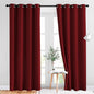 NICETOWN Burgundy Blackout Curtains Grommet by NICETOWN