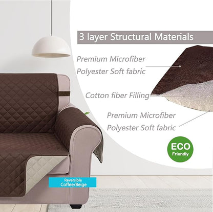 U-NICE HOME Reversible Sofa Cover Couch Cover - Image 3
