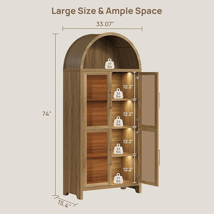 SICOTAS 74" Display Cabinet - Image 2