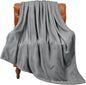 BEDELITE Fleece Blanket Soft Plush Twin Size Blanket Grey 60"x80" | Ultra Soft by BEDELITE