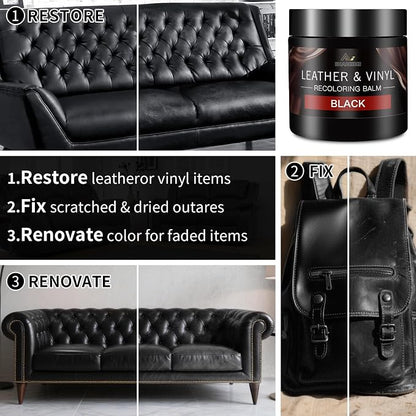 Leather Recoloring Balm and Leather Repair Kit - Image 3