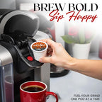 InfuSio Coffee Pods 96 Count French Toast Medium Roast Single Serve Coffee Pods for Keurig K Cups Brewers - InfuSio Premium Roasted Keurig 2.0 Compatible