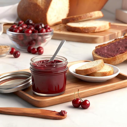 ComSaf Small Regular Mouth Mason Jars 4 oz, 24 Pcs Mini Mason Containers, Small Canning Jars, 4 oz Glass Jar with Lids for Mustards, Dipping Sauces, Jelly, DIY Candle Decor, Wedding Shower Favors