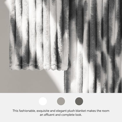 BEDELITE Striped Fleece Throw Blanket, Soft Cozy, Lightweight Warm, - Image 3
