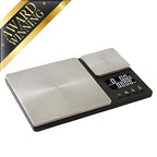 KitchenAid KQ909 Dual Platform Digital Kitchen and Food Scale, 11 pound capacity and Precision 16oz capacity, Black with Stainless Steel