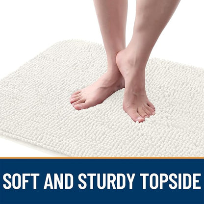 OLANLY Dog Door Mat for Muddy Paws 59x24, Super Absorbent Chenille Mud Mat | - Image 4