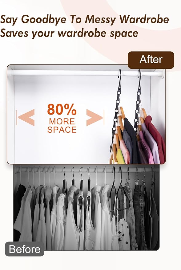 HOUSE DAY Closet Organizers and Storage 12 Pack, College Dorm Room Essentials - Image 2