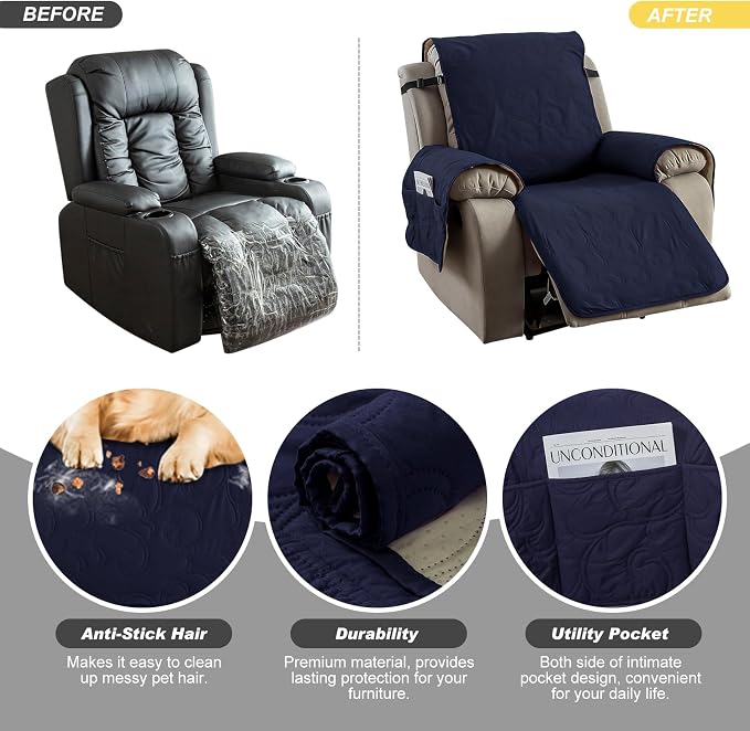 100% Waterproof Recliner Chair Cover, Recliner Chair Covers - Image 5
