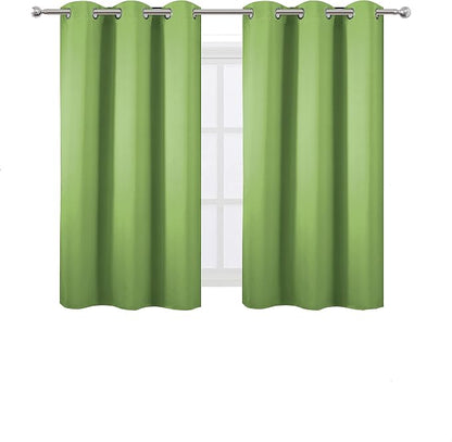 Light Green Blackout Curtains 38 x 54 Inch Length/Set of 2 Curtain - Image 2