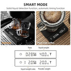 MHW-3BOMBER Mini Coffee Scale with Timer,Rechargeable Espresso Scale with Gravity Sensing,2kg/0.1g Precision Scale for Espresso&Pour-Over Coffee,Portable Digital Kitchen Scale,Black ES6029B-OS