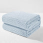 Exclusivo Mezcla Soft Waffle Fleece Bed Blanket King Size, Heather Blue | by ExclusivoMezcla