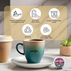 InfuSio Coffee Pods 96 Count Costa Rica Medium Roast Single serve Coffee pods for Keurig K Cups Brewers - InfuSio Premium Roasted Keurig 2.0 Compatible