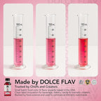 Dolce Flav Natural Pink Food Coloring – 2 oz Plant-Based Color from Beetroot with Graduated Dropper | Water-Soluble Liquid Dye for Baking, Frostings & Drinks | Kosher | Made in USA