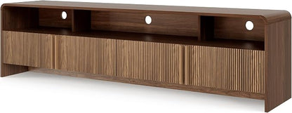 AMERLIFE 70" Fluted Wood TV Stand - Image 9