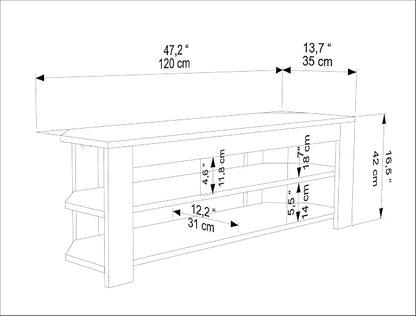 Decorotika Rita Modern Corner TV Stand - Image 7