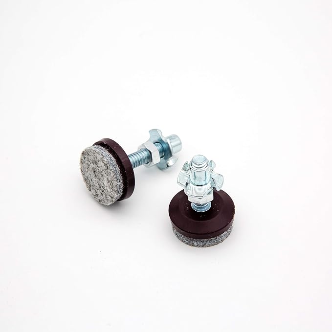 HUAYY 4 Pack Adjustable Furniture Leveling Feet, 1/4-20 Threaded Stem, - Image 2