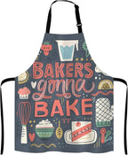 Bakers Gonna Bake Apron, Kitchen Presents for Her, Baking Apron, Apron for Women, Baking Presents, Cooking Present